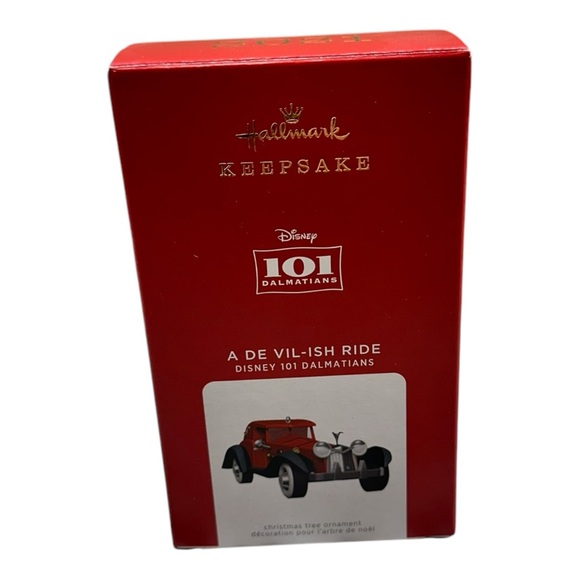 Hallmark 2021 Ornament A De Vil-ish Ride Disney 101 Dalmations NEW IN BOX - Picture 5 of 7